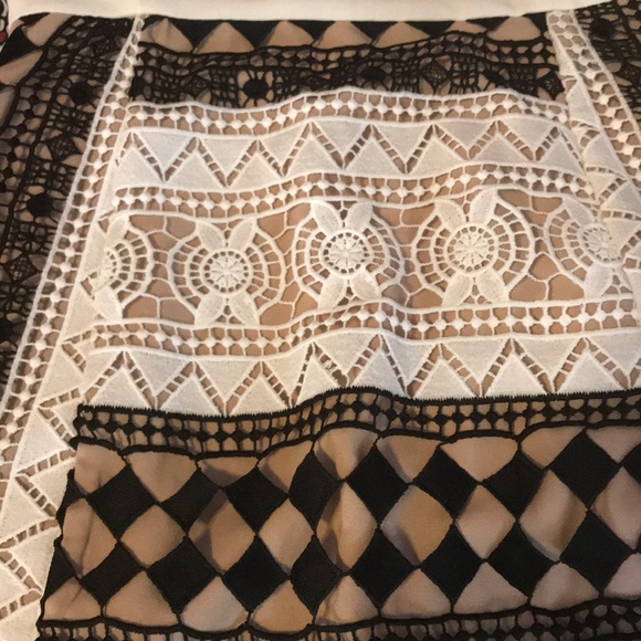 Endless rose black, white, and beige/nude dress. - Picture 3 of 6